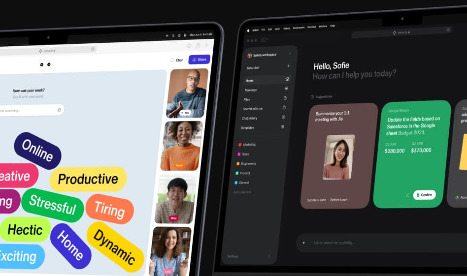 Screenshot of Sana Labs website